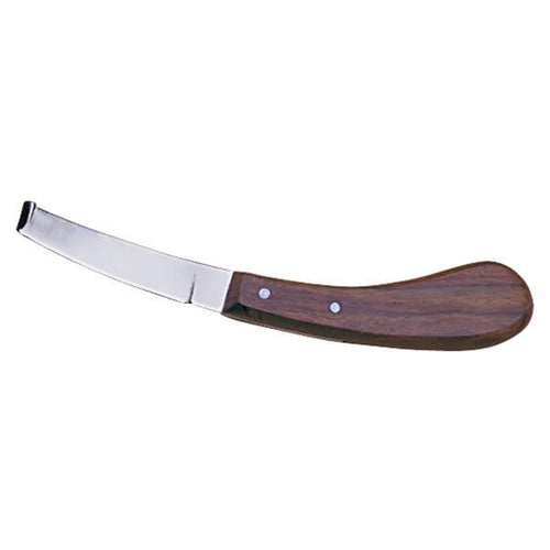 Weaver Leather Left-Handed Hoof Knife With Wooden Handle