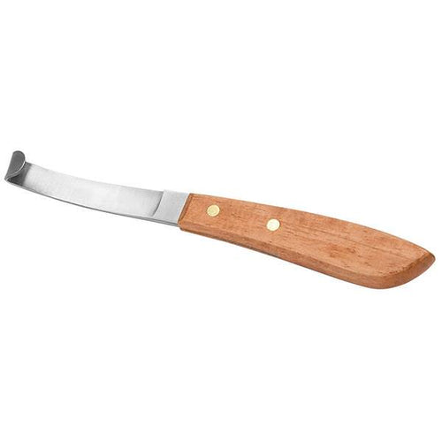 Weaver Leather Left-Handed Hoof Knife With Wooden Handle