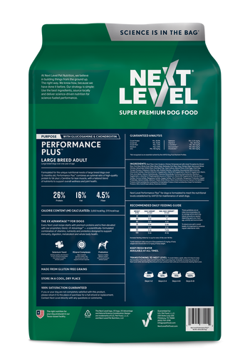 Next Level Super Premium Dog Food Performance Plus™